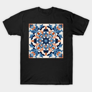 Floral Geometric Vintage T-Shirt